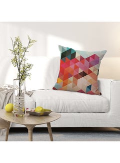 Decdeal Decorative Geometric Pattern Cushion Cover Multicolour 45 x 45cm  - Image 2
