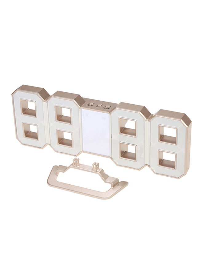 Decdeal - Multi-Functional LED Digital Alarm Clock White - Image 1