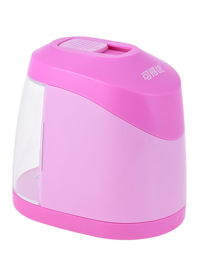 كيه دبليو تريو مبراة أقلام رصاص كهربائية بكابل USB وردي - Image 2