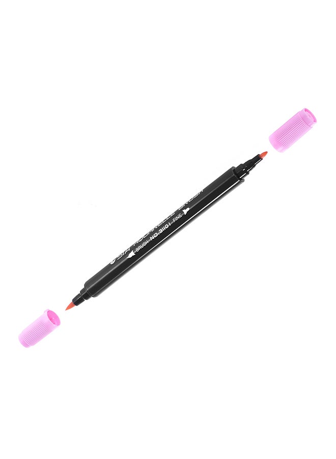 مجموعة أقلام تحديد أكواريل برأسين من 48 قطعة متعدد الألوان - Image 4