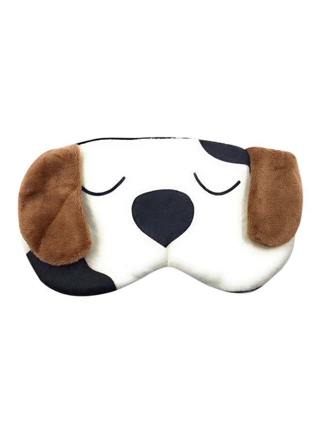 24x7 eMall Sleeping Eye Mask White/Black/Brown - Image 1