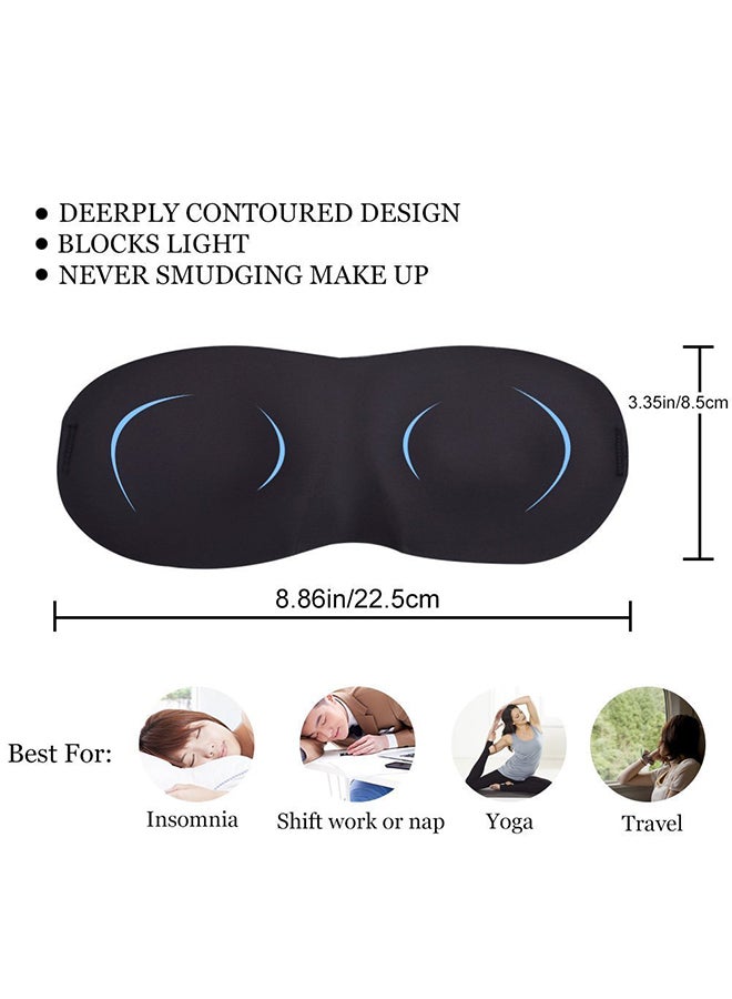 HIVER - Sleeping Eye Mask Black - Image 1