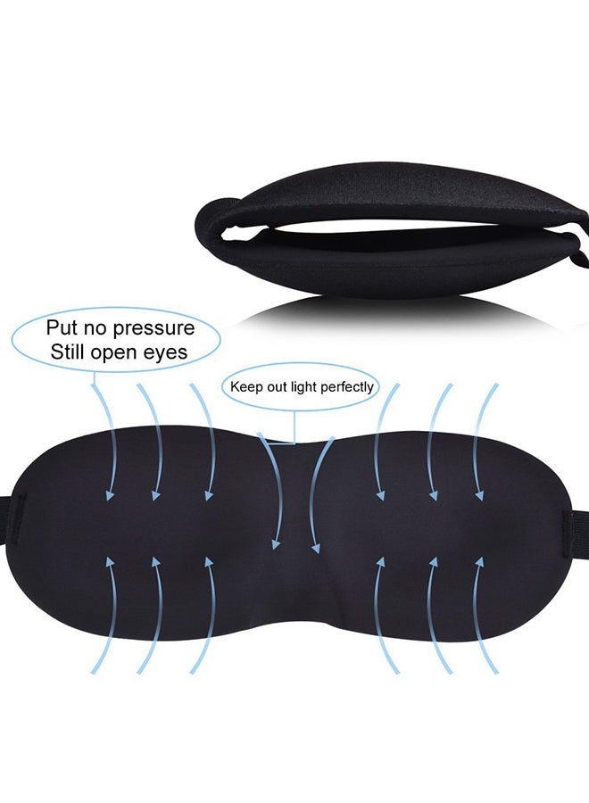 HIVER - Sleeping Eye Mask Black - Image 1