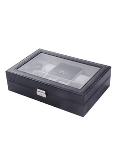 Bluelans 8 + 3 Grids Faux Leather Watch Storage Case  - Image 3