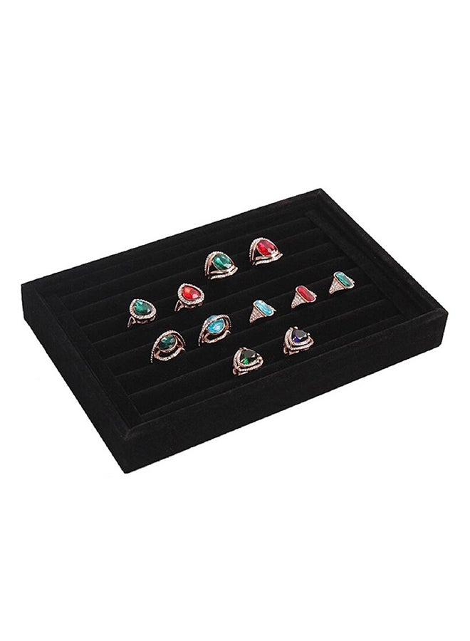 Bluelans - Full Velvet Ring Earrings Display Tray - Image 1