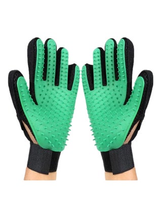 2 Pair Of Grooming Glove For Pets Green 23x17cm - v1538804120/N18533380A_1