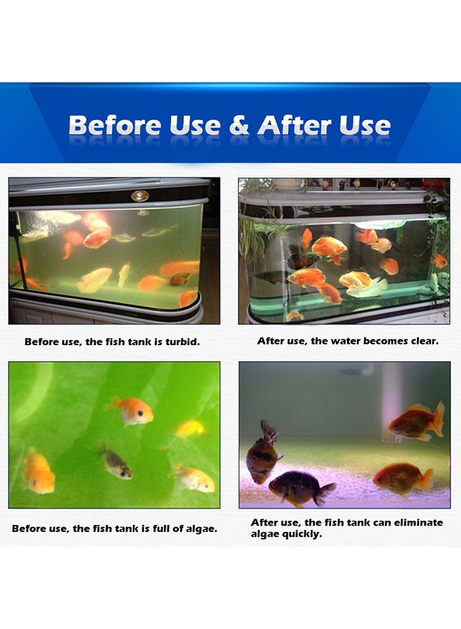 ANSELF - 13W UV Light Sterilizer Lamp For Aquarium Blue/Black/Clear - Image 1