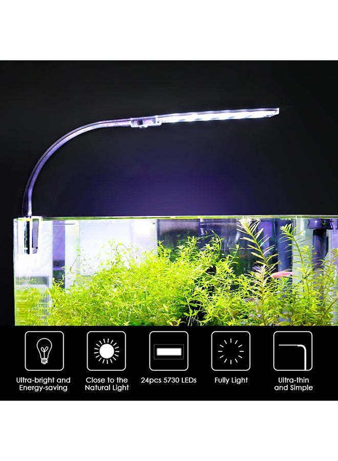 ANSELF 10W Clip-On Lighting Lamp With 24 LEDs For Aquarium White - Image 4