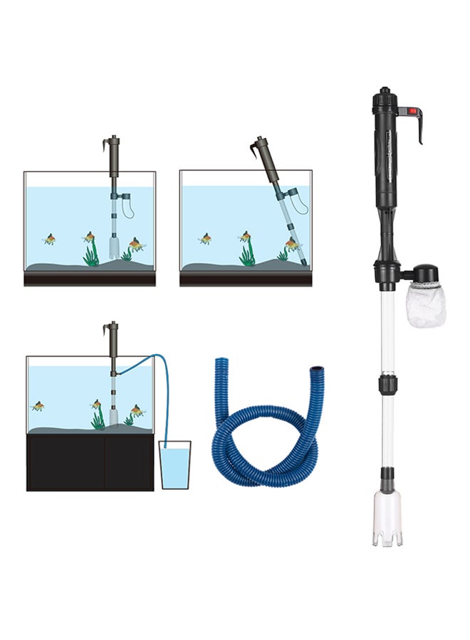 آنسيلف طقم أدوات تنظيف كهربائية لحوض الأسماك مكون من 3 قطع متعدد الألوان - Image 1