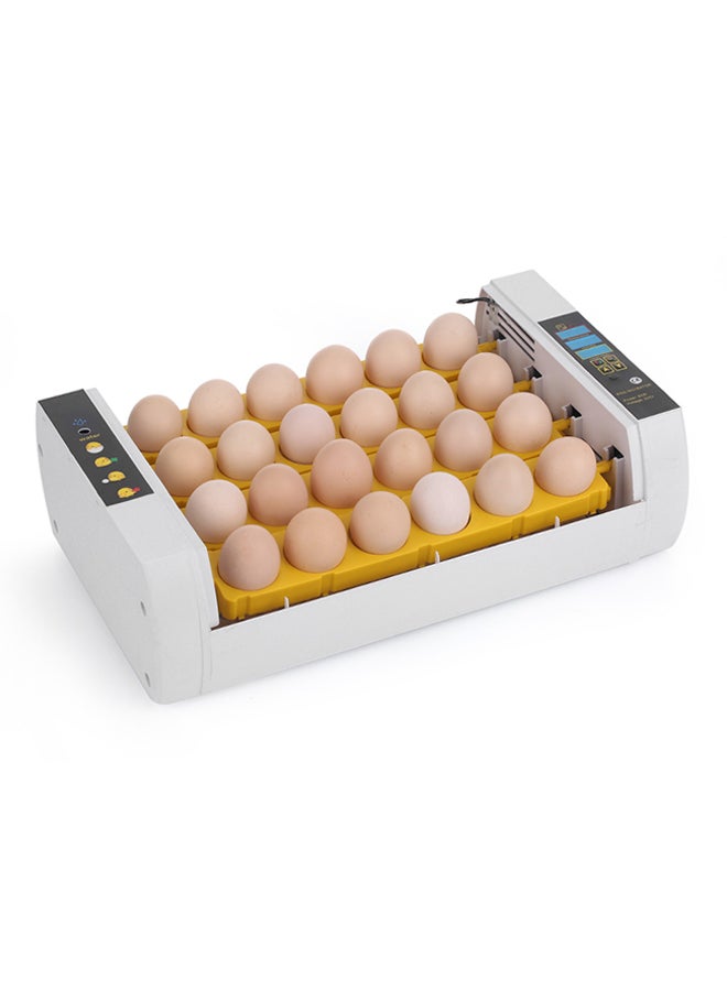 24-Eggs Automatic Egg Incubator Clear/White