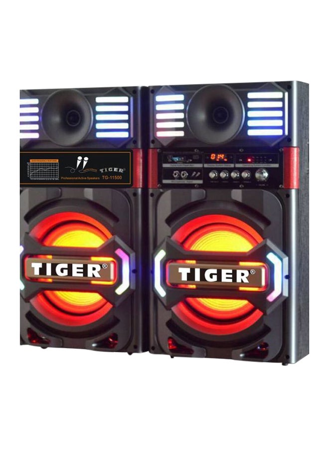 Wooden Subwoofer System With Super Bass Sound Effect TG-11500 Black