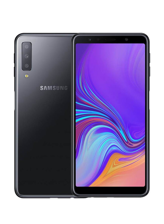 Samsung - Galaxy A7 (2018) Dual SIM Black 4GB RAM 64GB 4G LTE - Image 1