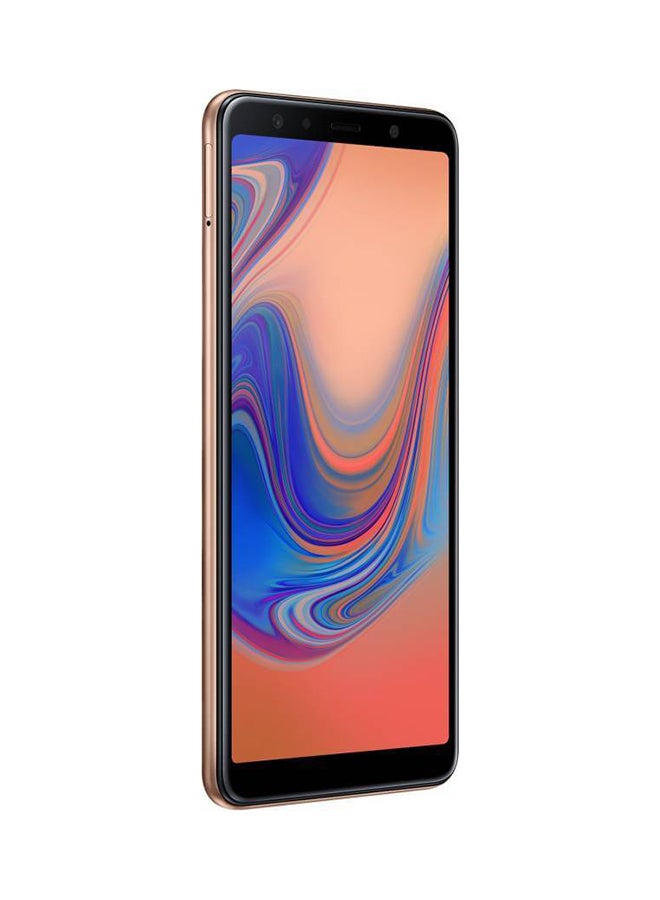 Samsung - Galaxy A7 (2018) Dual SIM Gold 4GB RAM 64GB 4G LTE - Image 1