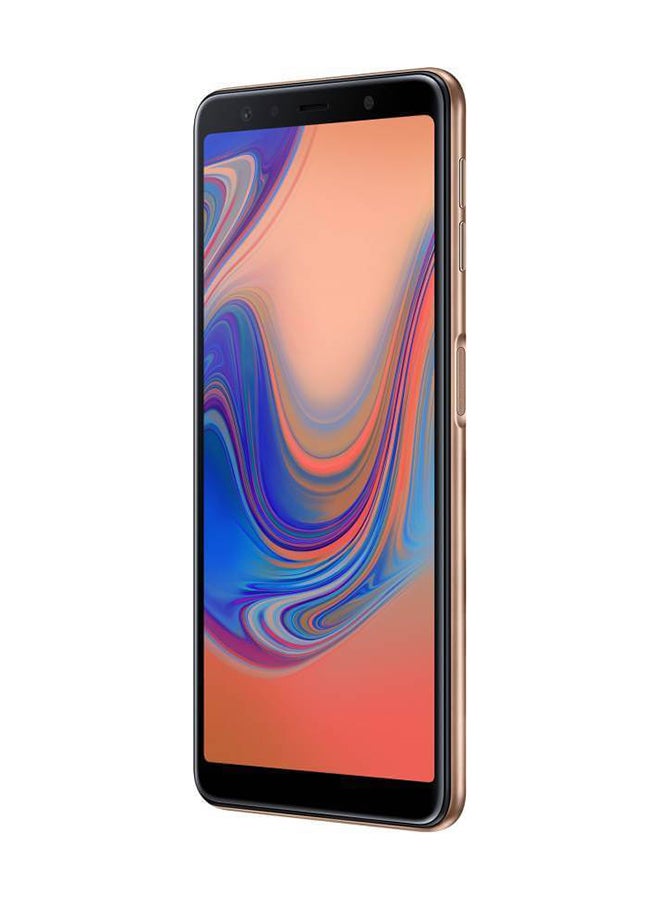 Samsung - Galaxy A7 (2018) Dual SIM Gold 4GB RAM 64GB 4G LTE - Image 1