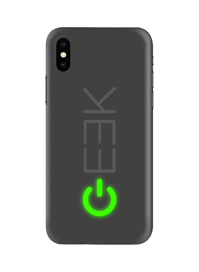 Stylizedd - Protective Case Cover For Apple iPhone X/iPhone XS Geek ON - Image 1