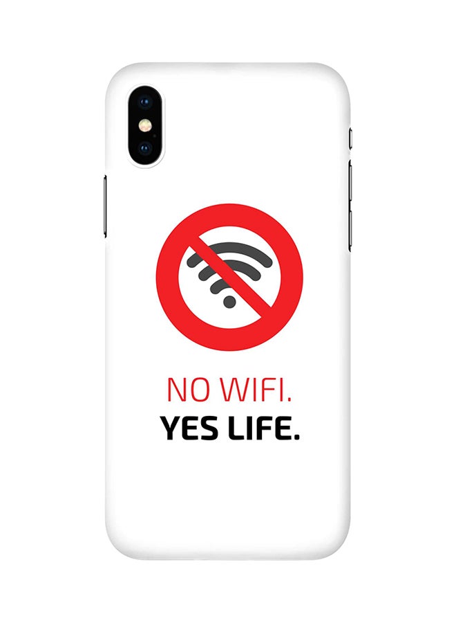 Protective Case Cover For Apple iPhone X/iPhone XS No Wifi, Yes Life