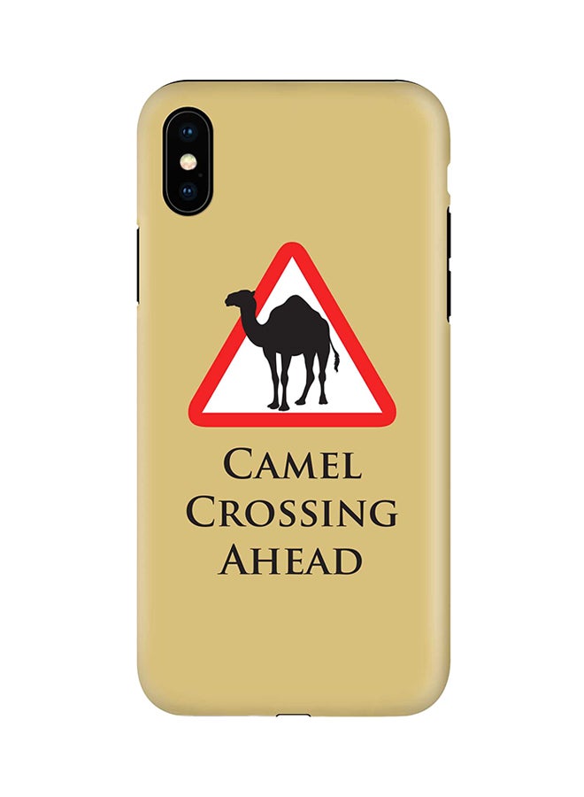 Stylizedd Protective Case Cover For Apple iPhone X/iPhone XS Camel Crossing
