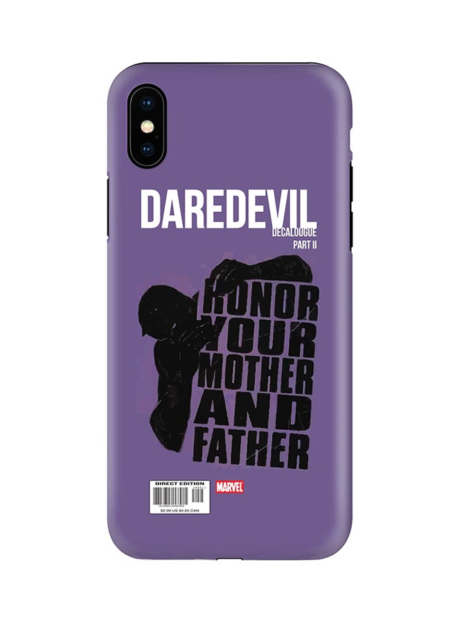 Protective Case Cover For Apple iPhone X/iPhone XS Daredevil Comic Cover