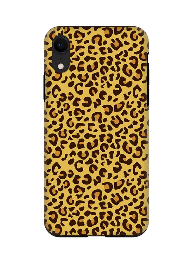 غطاء حماية واقٍ لهاتف أبل آيفون XR جلد النمر