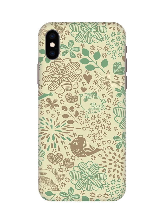 Stylizedd Protective Case Cover For Apple iPhone XS Max Cozy Garden 