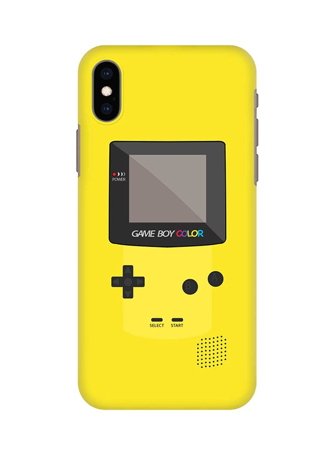 Stylizedd Protective Case Cover Printed Protective Case Cover For Apple iPhone XS Max Yellow/Black