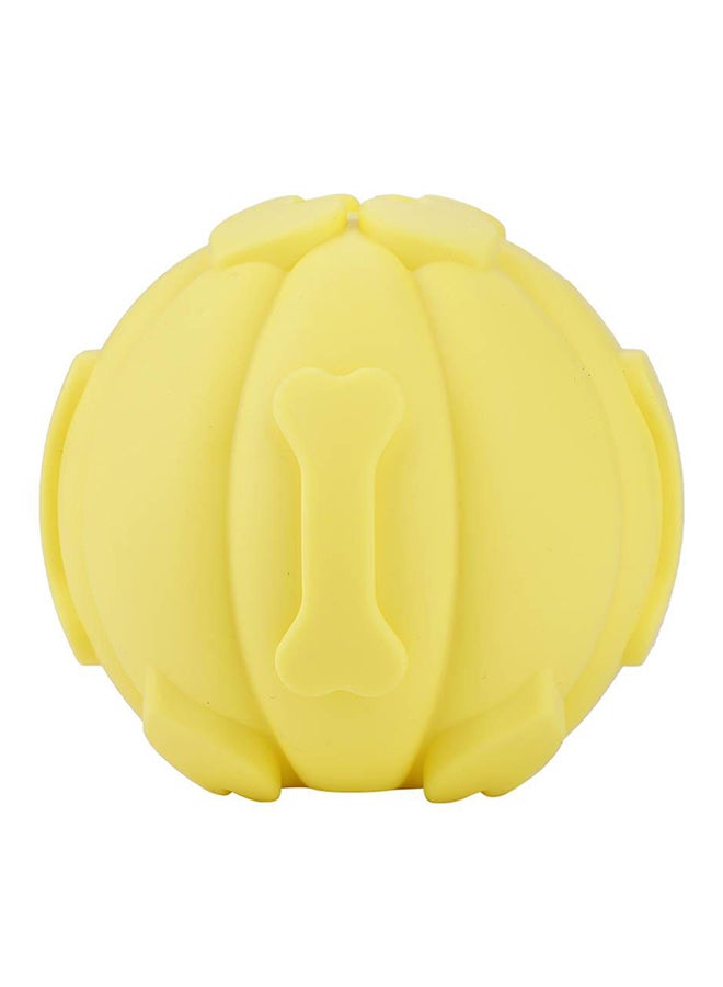 YOSOO Silicone Pet Ball Yellow - Image 1