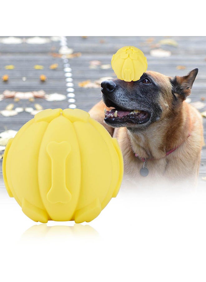 YOSOO Silicone Pet Ball Yellow - Image 2
