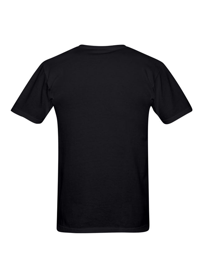 Jana Kramer Thirty One Printed Cotton Short Sleeve T-shirt Black  - Image 2