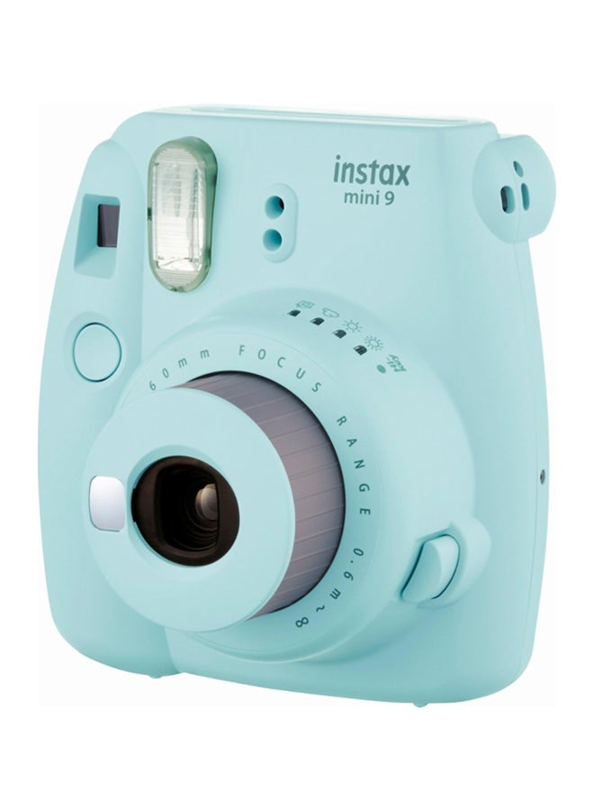 FUJIFILM - Instax Mini 9 Instant Film Camera Ice Blue With 10 Minion Edition Sheets - Image 1