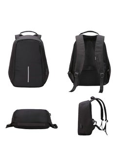 Anti Theft Backpack With USB Charging Port 15 Liter, 42 cm Black - v1539006971/N12841359A_2