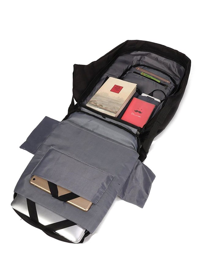 Generic - Anti Theft Backpack With USB Charging Port 15 Liter, 42 cm Black - Image 1