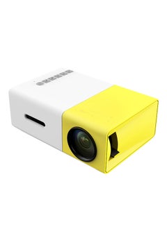 ماركة غير محددة بروجكتور - أداة تسليط الصور على الشاشة LCD مصغرة قابلة للحمل YG-300 أصفر/أبيض/أسود  - Image 1