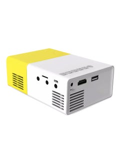 ماركة غير محددة بروجكتور - أداة تسليط الصور على الشاشة LCD مصغرة قابلة للحمل YG-300 أصفر/أبيض/أسود  - Image 2
