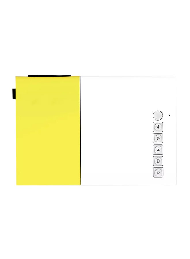 LCD Mini Portable Projector YG-300 Yellow/White/Black  - Image 3