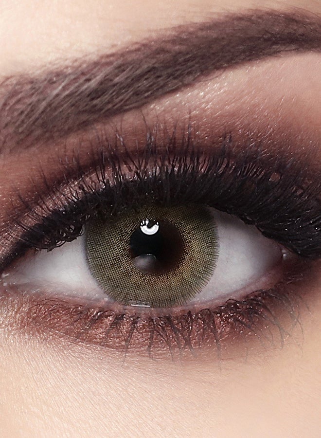 Bella Silky Green Elite Monthly Disposable Contact Lenses  - Image 1
