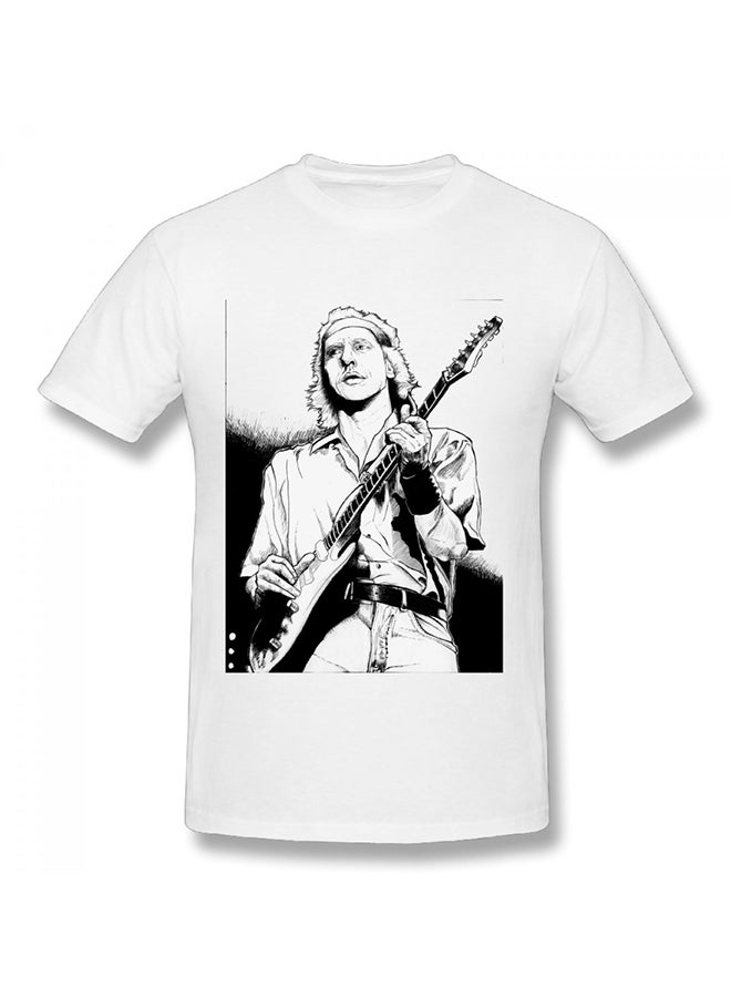 Mark Knopfler Sailing to Philadelphia Cotton Short Sleeve T-shirt White  - Image 1