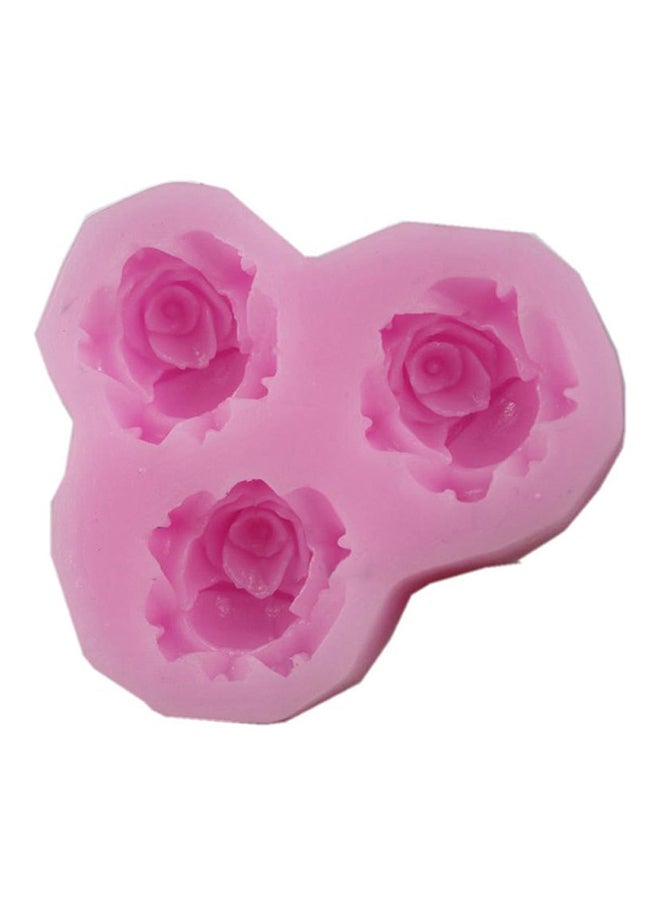 3D Silicone Cake Mold Pink - Image 1
