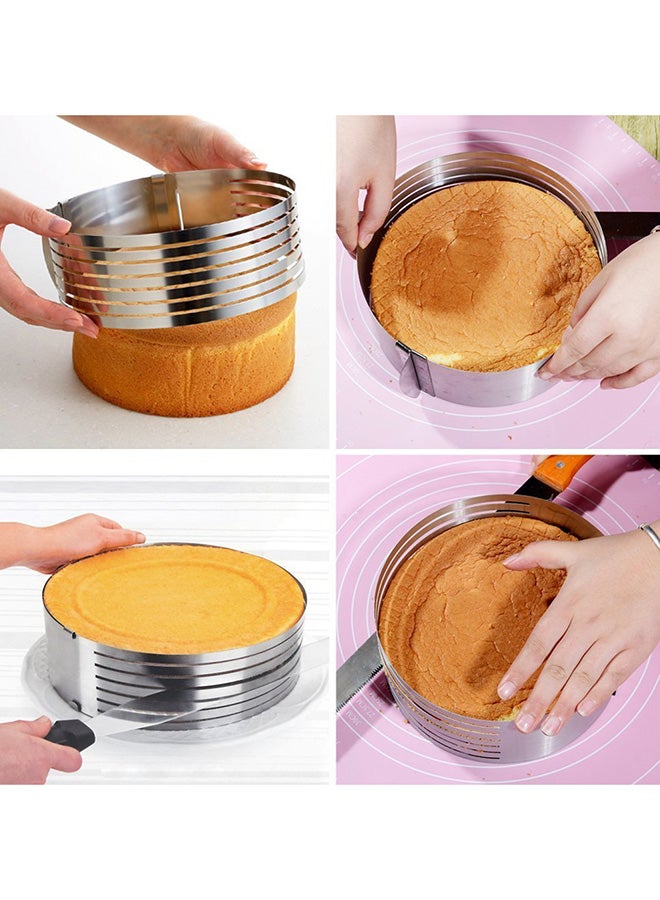 7 Layer Cake Slicing Ring Stainless Steel  - Image 2