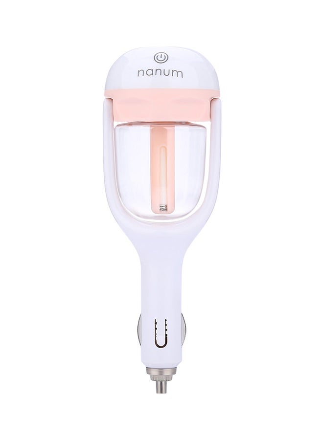 USB Portable Car Air Humidifier Pink - Image 1