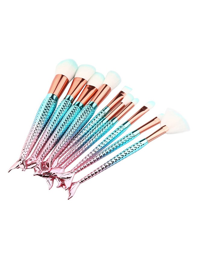 فاندر لايف طقم فرش تجميل ميرميد مكون من 10 قطع متعدد الألوان - Image 4