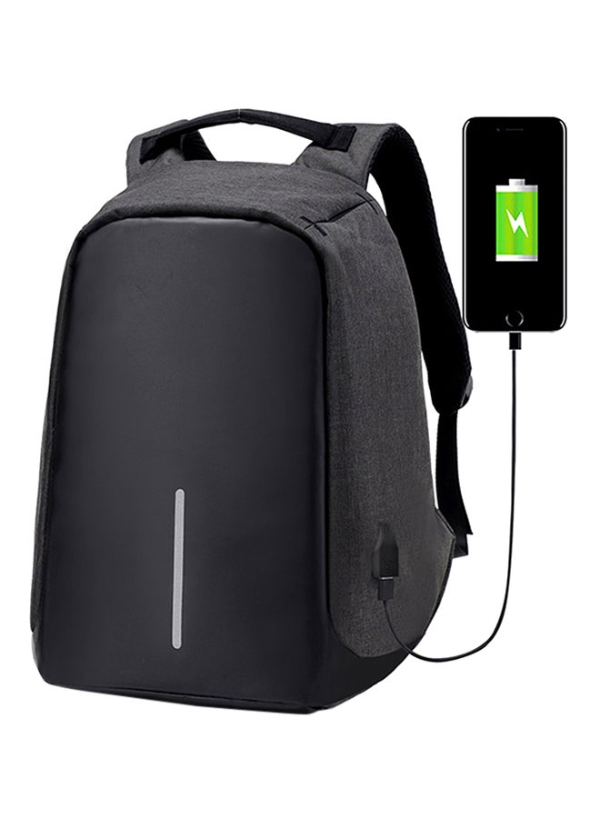 3 Concept Eyes - Multifunction USB Anti-Theft Backpack Black - Image 1