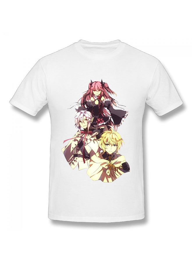 Generic - Pandora Hearts Alice Render Printed T-Shirt White - Image 1