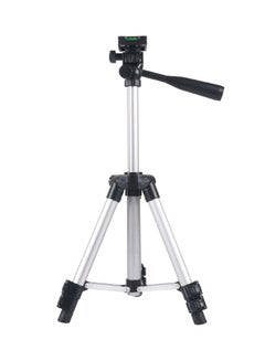 Generic Lightweight Tripod Stand For Cameras Silver/Black  - Image 4