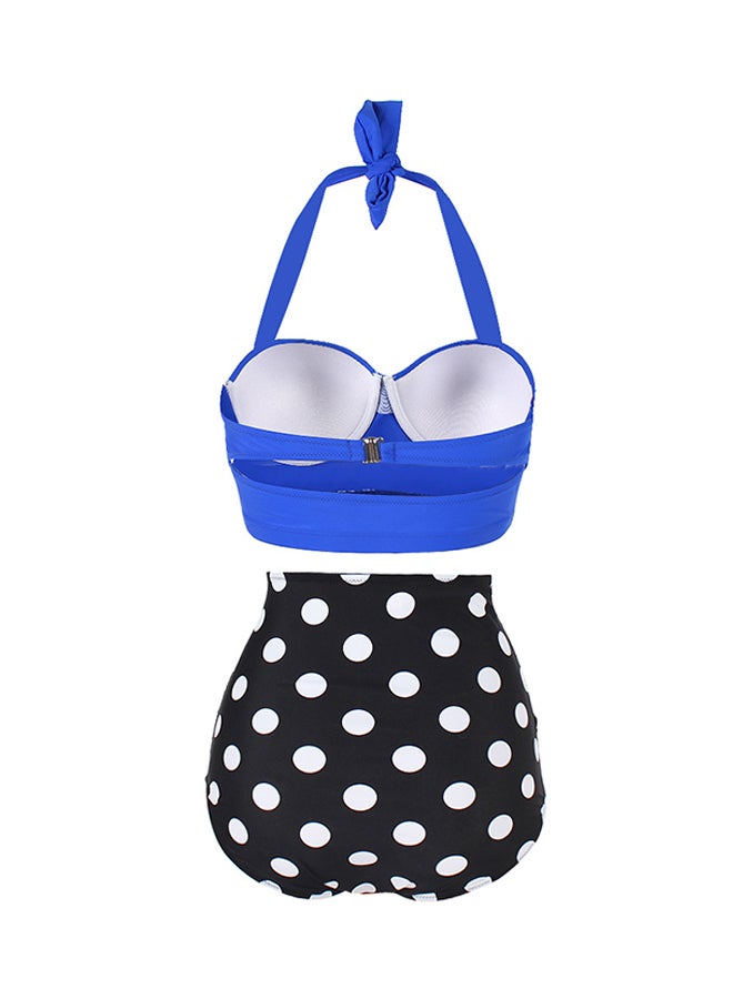 High Waisted Tankinis Bikini Set Blue  - Image 2