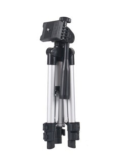 Generic Lightweight Tripod Stand For Cameras Silver/Black  - Image 5