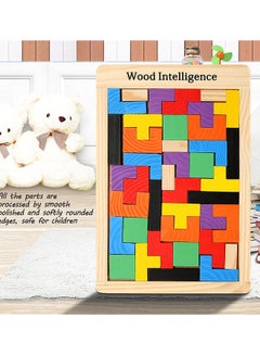 YOSOO Wooden Tetris Puzzles Toy Set  - Image 3