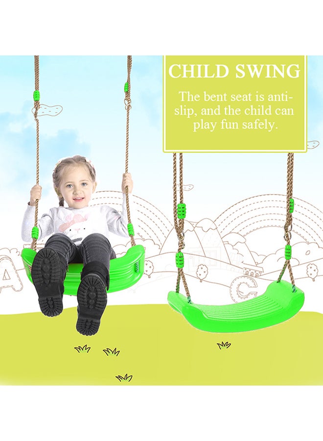 YOSOO - Non-Slip Sturdy Durable Easy Installation Swing Rope Seat Set Playground Equipment 42cm - Image 1