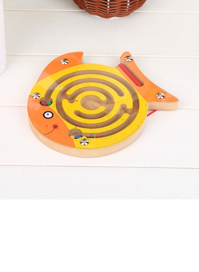 يوسو لعبة ألغازتعليمية خشبية بتصميم متاهة مغناطيسية - Image 2
