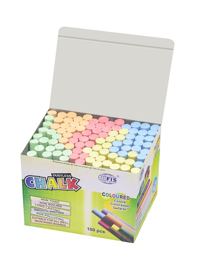 100-Piece Chalk Set Multicolour - v1539081390/N18612703A_1