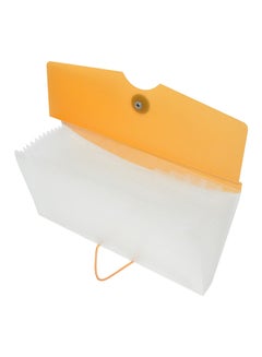 FIS Expanding File Orange/Clear  - Image 2